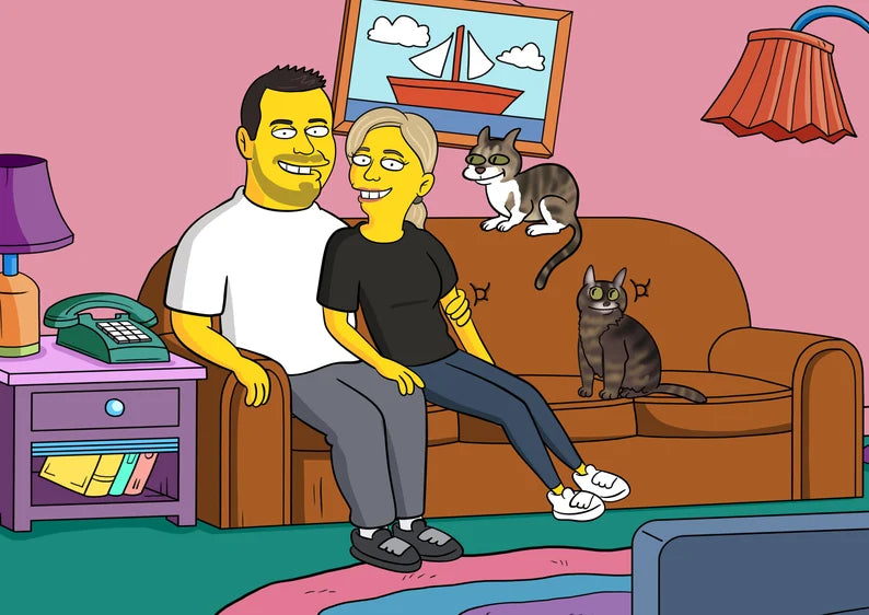 Simpsons Family Portrait