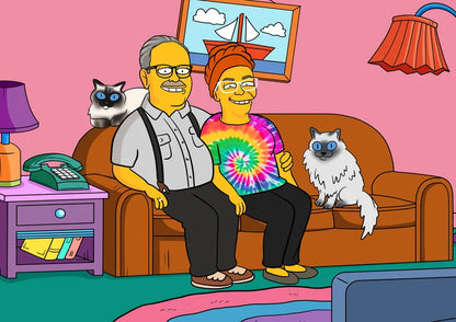 Simpsons Family Portrait