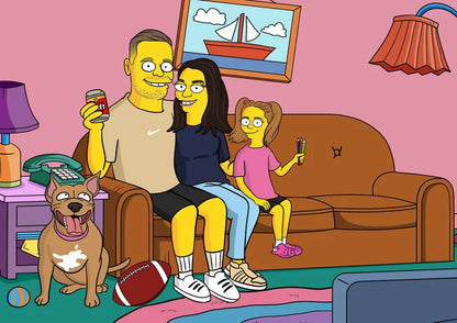 Simpsons Family Portrait